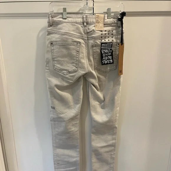 Size 29 Grey ksubi slim jeans with tags